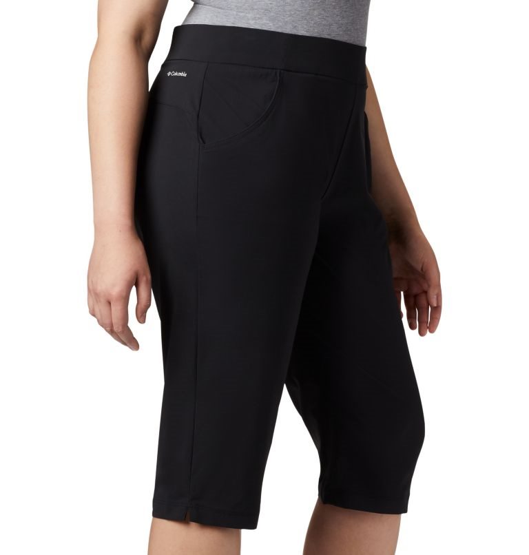 Pantaloni Sport Columbia Anytime Casual Capris Dama Negrii | Plus Size YLZS87A09